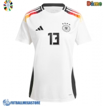 Fotballdrakt Dame Tyskland Thomas Muller #13 Hjemmedrakt EM 2024 Kortermet